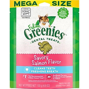 Greenies Adult Dental Cat Treat, Tempting Tuna Flavor