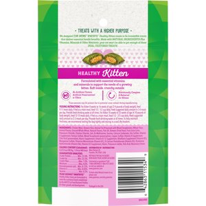 Greenies Smartbites Kitten Chicken Flavor Cat Crunchy Treat, 2.1-oz pouch