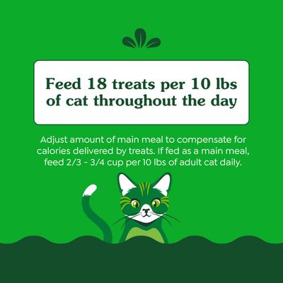 Show full view: Greenies Feline SmartBites Healthy Indoor Natural Chicken Flavor Soft & Crunchy Adult Cat Treats, 2.1-oz bag slide 8 of 11
