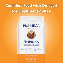Promega Feed FlaxPoultry 16% Protein Crumble Poultry Feed, 50-lb bag slide 2 of 9