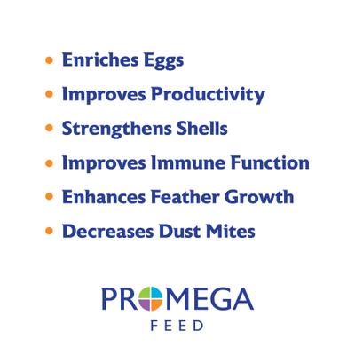 Show full view: Promega Feed FlaxPoultry 16% Protein Crumble Poultry Feed, 25-lb pail slide 3 of 9