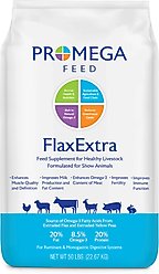 Promega Feed FlaxExtra Farm Animal Feed Supplement, 50-lb bag
