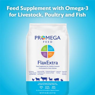 Show full view: Promega Feed FlaxExtra Farm Animal Feed Supplement, 50-lb bag slide 2 of 9