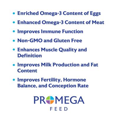 Show full view: Promega Feed FlaxExtra Farm Animal Feed Supplement, 25-lb pail slide 3 of 9