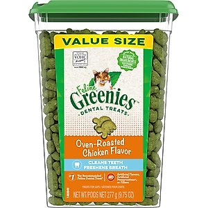 Greenies Adult Dental Cat Treat, Tempting Tuna Flavor
