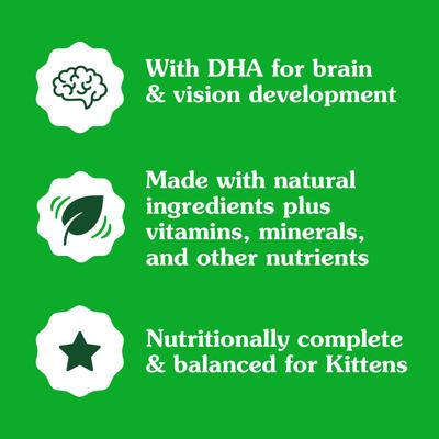 Show full view: Kitten Variety Pack: Nutro Perfect Portions Variety Pack Pate Wet Food, 2.6-oz, case of 12 twin-packs + Greenies Smartbites Chicken Flavor Crunchy Treat, 16-oz tub + Nutro Wholesome Essentials Chicken & Brown Rice Recipe Dry Food, 3-lb bag slide 7 of 9