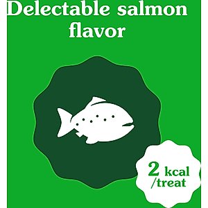 Greenies Feline SmartBites Healthy Skin & Fur Natural Salmon Flavor Soft & Crunchy Adult Cat Treats, 4.6-oz bag