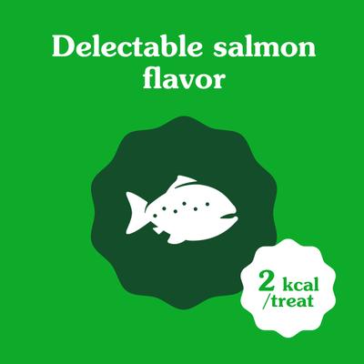 Show full view: Greenies Feline SmartBites Healthy Skin & Fur Natural Salmon Flavor Soft & Crunchy Adult Cat Treats, 4.6-oz bag slide 6 of 13