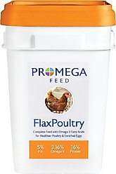 Promega Feed FlaxPoultry 16% Protein Crumble Poultry Feed, 25-lb pail slide 1 of 9