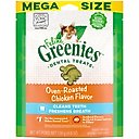 Greenies Feline Oven Roasted Chicken Flavor Adult Dental Cat Treats, 4.6-oz bag