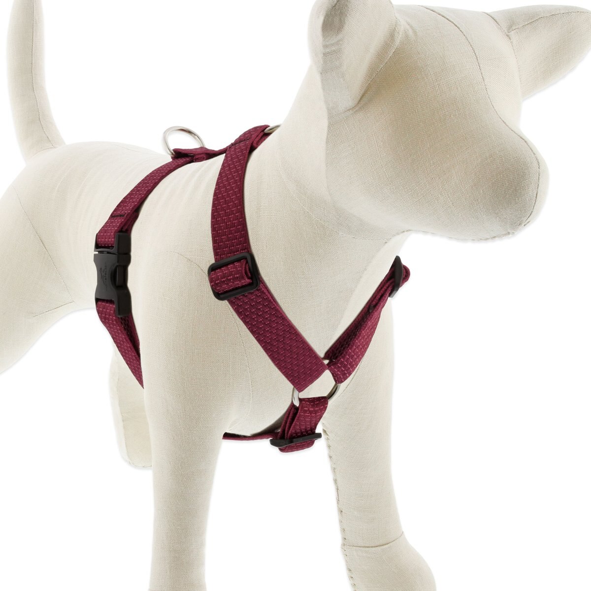 LupinePet ECO Recycled Adjustable Dog Harness, Berry, Medium: 20 to 32-in chest