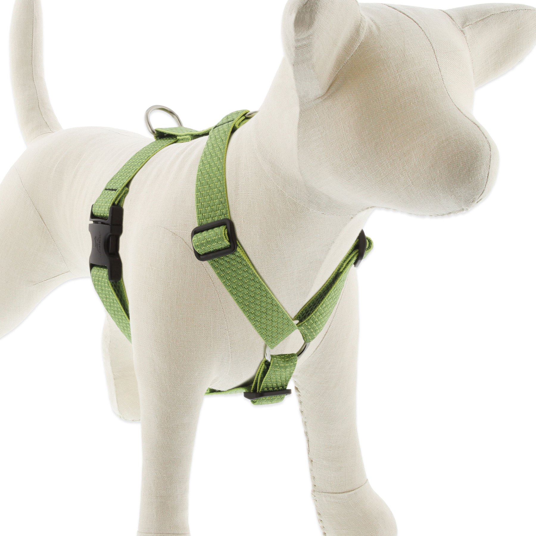 LupinePet ECO Recycled Adjustable Dog Harness, Moss, Large: 24 to 38-in chest