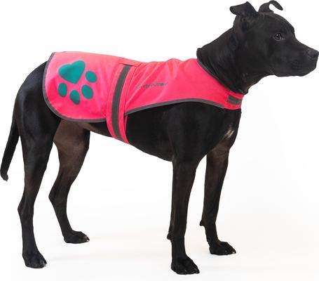 Show full view: SafetyPUP XD Urban Reflective Dog Vest, Pink, Medium slide 5 of 8