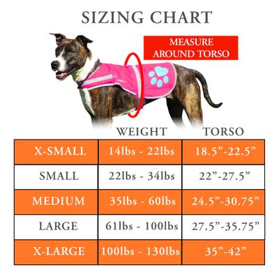 Show full view: SafetyPUP XD Urban Reflective Dog Vest, Pink, Medium slide 2 of 8