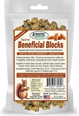 Show full view: Exotic Nutrition Squirrel Beneficial Blocks, 10-oz bag slide 7 of 7
