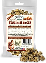 Exotic Nutrition Squirrel Beneficial Blocks, 10-oz bag