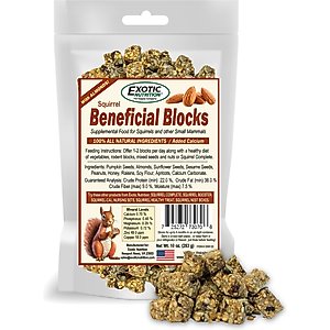 Exotic Nutrition Squirrel Beneficial Blocks, 10-oz bag