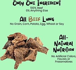 Sprankles Beef Lung Dehydrated Dog Treats, 1-lb bag slide 2 of 6