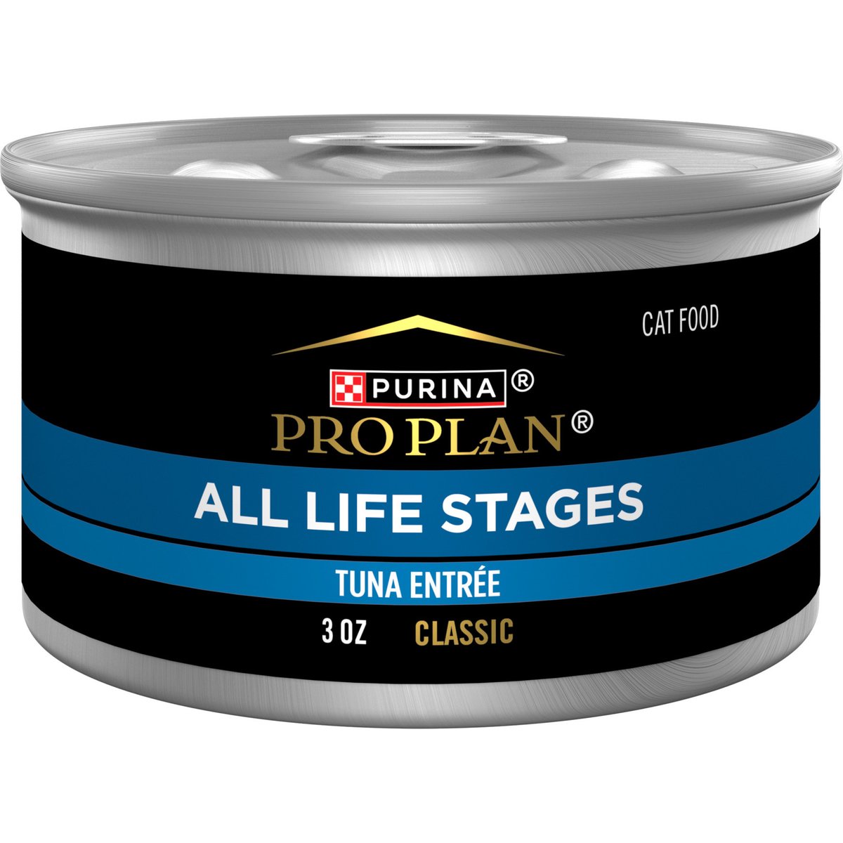 Purina Pro Plan All Life Stages High Protein Classic Entree Tuna Pate Wet Cat Food, 3-oz can, case of 24
