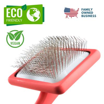 Show full view: Flying Pawfect Flat Slicker Dog Brush, Coral slide 8 of 10