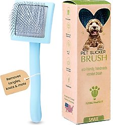 Flying Pawfect Curved Slicker Dog Brush, Small, 1 count