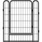 Show in main carousel: Cesicia 6 Panel Metal Dog Playpen, Black slide 9 of 10