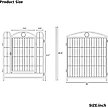 Show in main carousel: Zeus & Ruta Metal Foldable Dog Playpen, White, 32-in, 8 panel slide 7 of 7