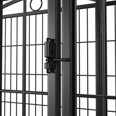 Show full view: Cesicia Foldable Dog Exercise Pen, Black slide 2 of 8