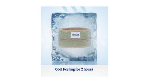 Show full view: EYS HiDREAM Cooling Ice Neck Wrap with Insertable Dog Ice Pack, Green, Large slide 5 of 7