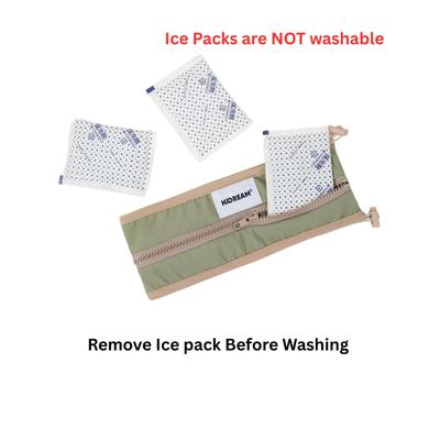 Show full view: EYS HiDREAM Cooling Ice Neck Wrap with Insertable Dog Ice Pack, Green, Medium slide 4 of 7