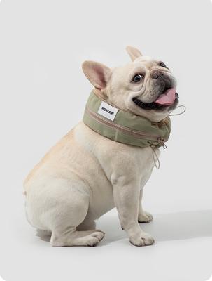 Show full view: EYS HiDREAM Cooling Ice Neck Wrap with Insertable Dog Ice Pack, Green, Medium slide 2 of 7