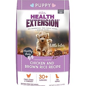 Health Extension Puppy Little Bites Dry Dog Food, 3.5-lb bag