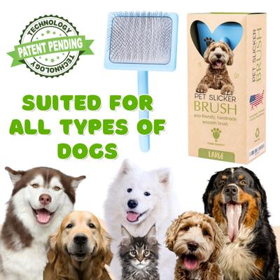 Show full view: Flying Pawfect Flat Dog Brush, 3 count slide 4 of 10