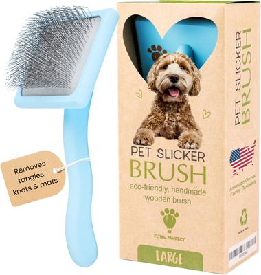 Show full view: Flying Pawfect Flat Dog Brush, 3 count slide 8 of 10
