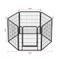 Show in main carousel: Cesicia 6 Panel Metal Dog Playpen, Black slide 10 of 10