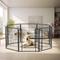 Show in main carousel: Cesicia 8 Panel Metal Dog Playpen, Black slide 3 of 8