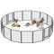Show in main carousel: Cesicia 16 Panel Metal Dog Playpen, Black slide 7 of 10