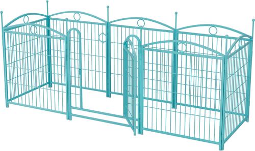 Show full view: Cesicia Foldable Dog Exercise Pen, Blue slide 8 of 8