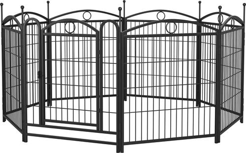 Show full view: Cesicia Foldable Dog Exercise Pen, Black slide 6 of 8