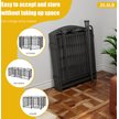 Show in main carousel: Zeus & Ruta Metal Foldable Dog Playpen, Black, 32-in, 8 panel slide 4 of 6