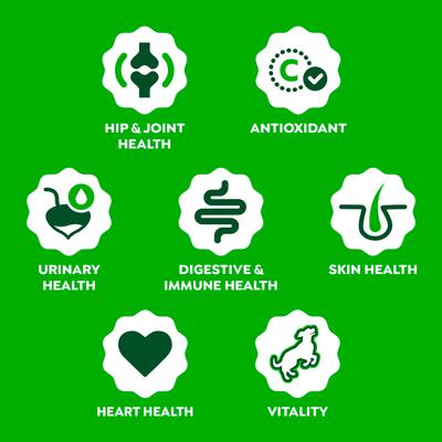 Show full view: Greenies 8-in-1 Multi-Benefit Chicken Flavored Soft Chew Multivitamin for Dogs, 7.76-oz pouch slide 4 of 11