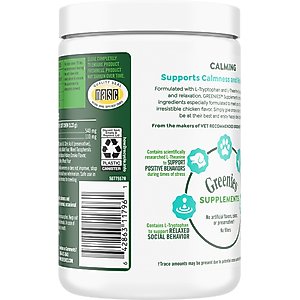 Greenies Calming Chicken Flavored Soft Chew Calming Supplement for Dogs, 80 count