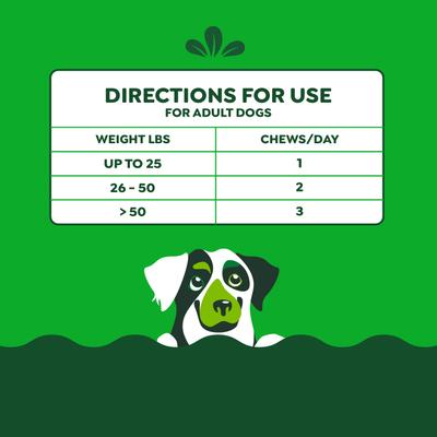 Show full view: Greenies Calming Chicken Flavored Soft Chew Calming Supplement for Dogs, 80 count slide 8 of 11