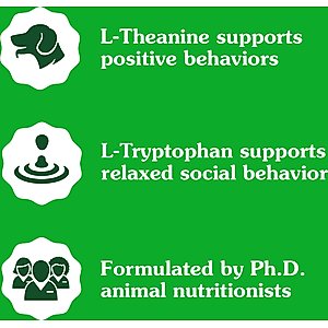 Greenies Calming Chicken Flavored Soft Chew Calming Supplement for Dogs, 80 count