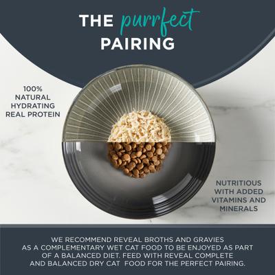 Show full view: Reveal Tuna with Sea Bream in Broth + Chicken Breast in Broth Flavored Wet Cat Food slide 5 of 9