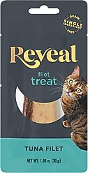 Reveal Natural Grain-Free Whole Tuna Loin Chewy Cat Treats, 1 count