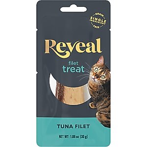 Reveal Natural Grain-Free Whole Tuna Loin Chewy Cat Treats, 1 count