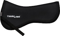 ThinLine Trifecta Cotton Horse Half Saddle Pad, Black, Medium slide 2 of 2