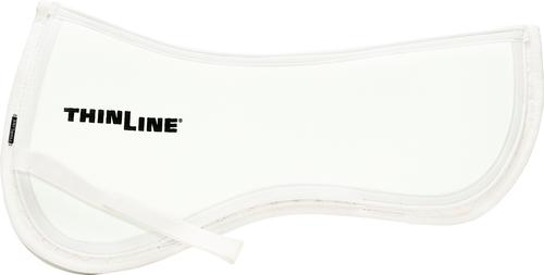 Show full view: ThinLine Trifecta Cotton Horse Half Saddle Pad, White, Small slide 2 of 3