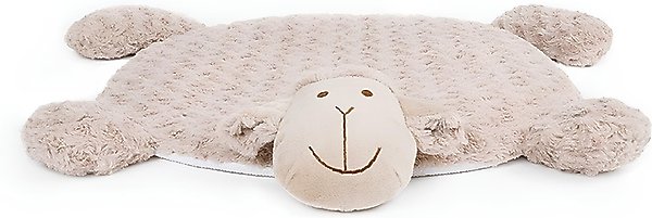 Show full view: ZEZE Little Lamb Pillow Dog Bed, Dark Beige, Medium slide 2 of 9